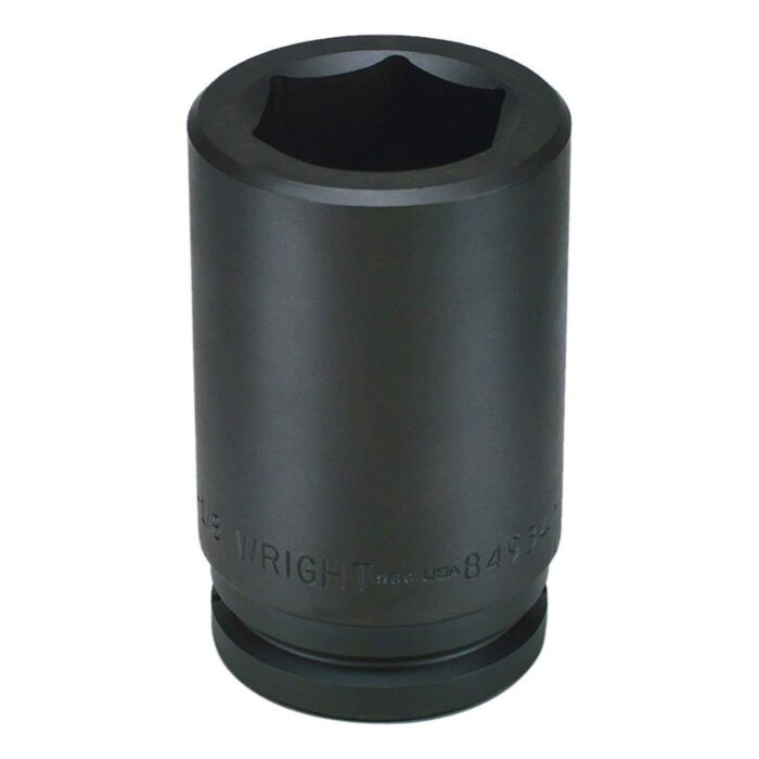 Wright Tool Company 849-65MM 65mm,1-1/2"Dr.6 Pt.Deep Metric Impact Socket
