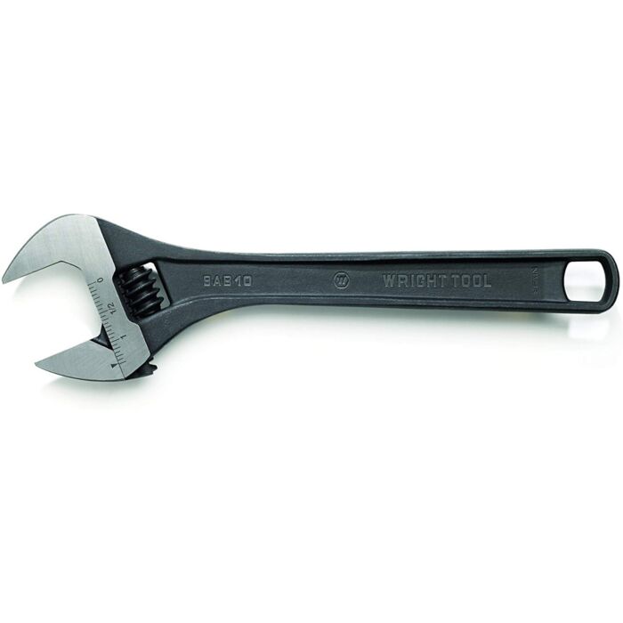 Wright Tool Company 9AB10 10"Adjustable Wrench Black Finish