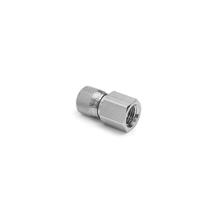 Ralston Instruments XTHA-2FSA 1/4" female NPT x female Quick-test XT, Stainless Steel Adapter
