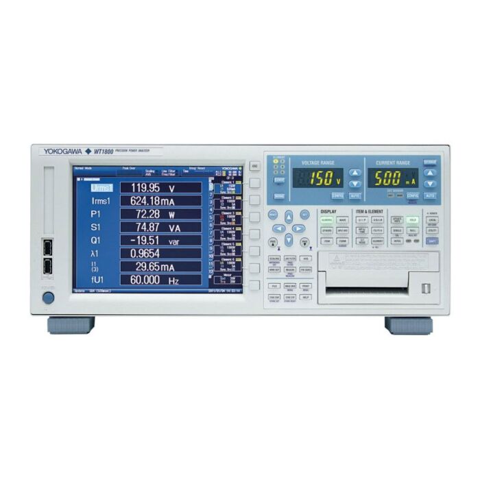 Yokogawa WT1806 for Rent, High Performance Power Analyzer with 6 input elements