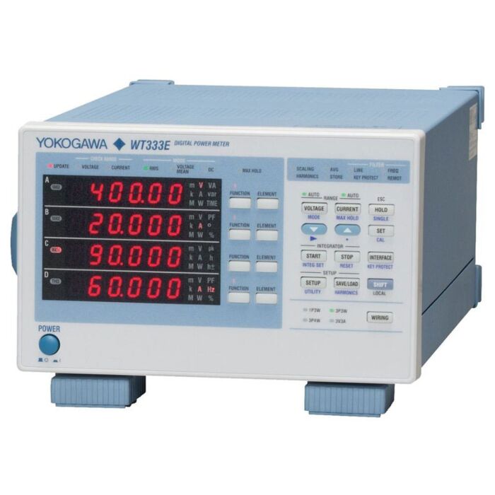 Yokogawa WT333E USED FOR SALE Digital Power Meter, 3-phase, 5mA to 20A, 3-input elements