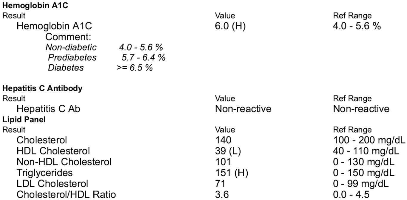 Transcat White Paper: Tolerance Types, Hemoglobin A1C Chart